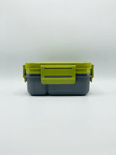 Uissbia Plastic Lunch Box, Good Capacity 2 Compartments, Plastic Leak-Proof Food Container